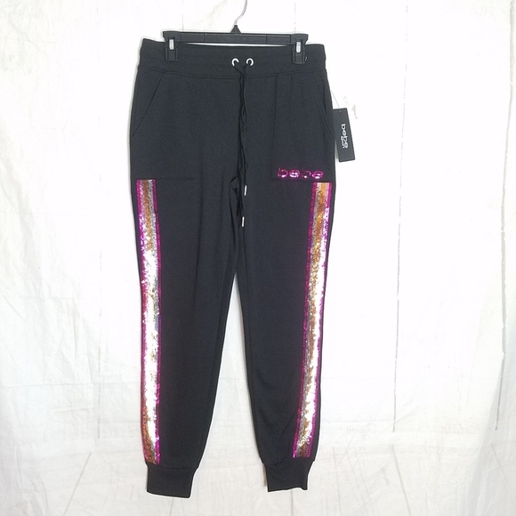 BeBeblack sequin stripe joggers size small - Picture 5 of 10